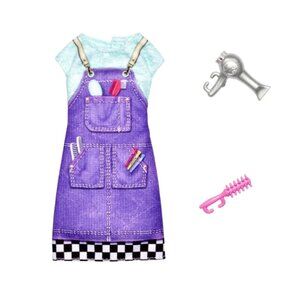 Barbie Fashion Hair Stylist Career Outfit with Dryer Accessory